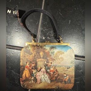 NWT Vintage TANO Frame Purse Handbag Renaissance Art